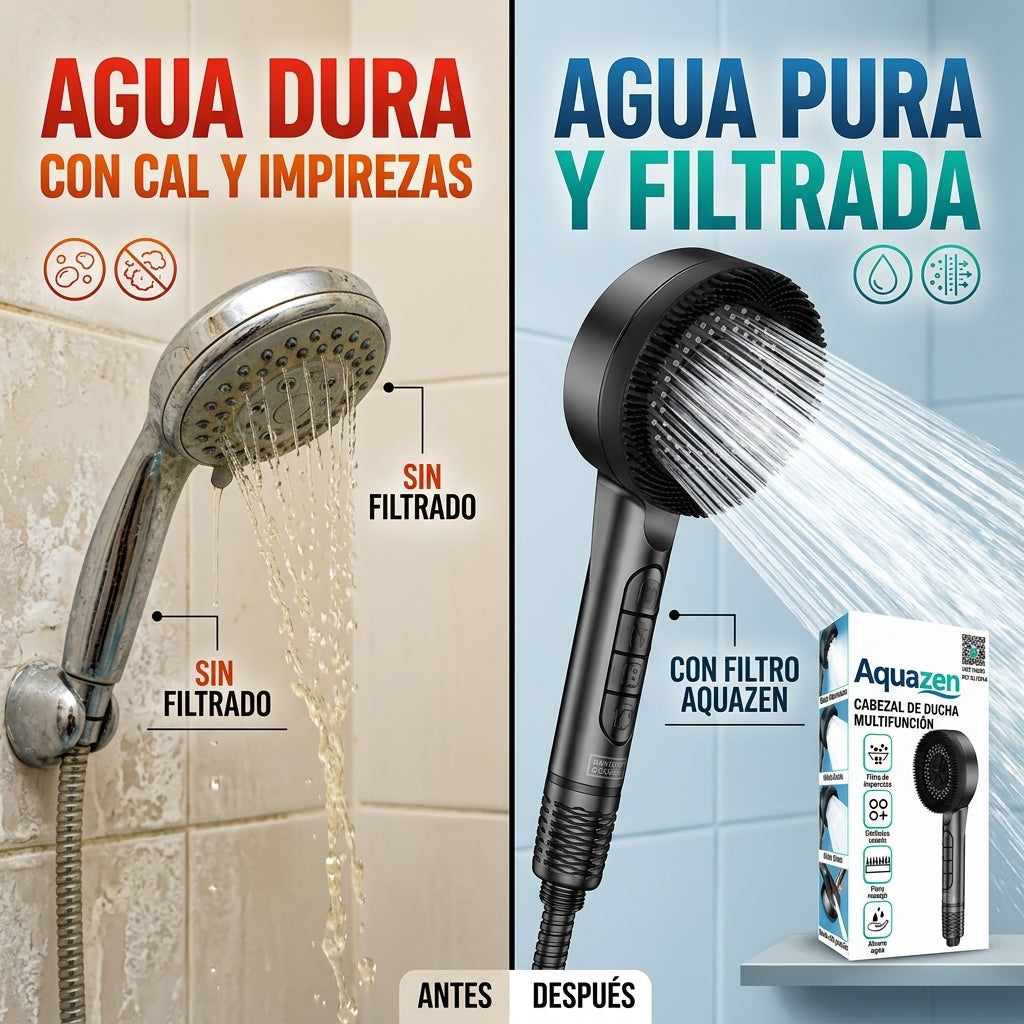 Cabezal de ducha multifunción AQUAZEN